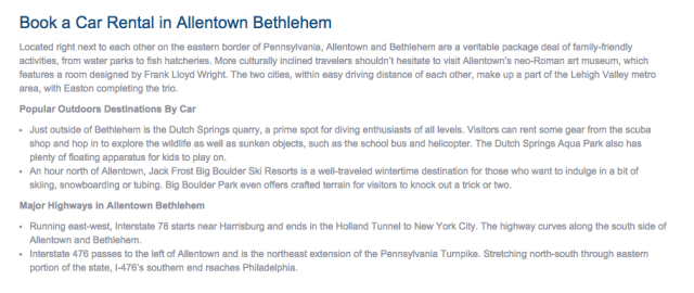 Allentown Bethlehem